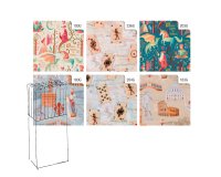 Rotolo carta regalo vintage - 70cmx200m - fantasie assortite - Rex Sadoch