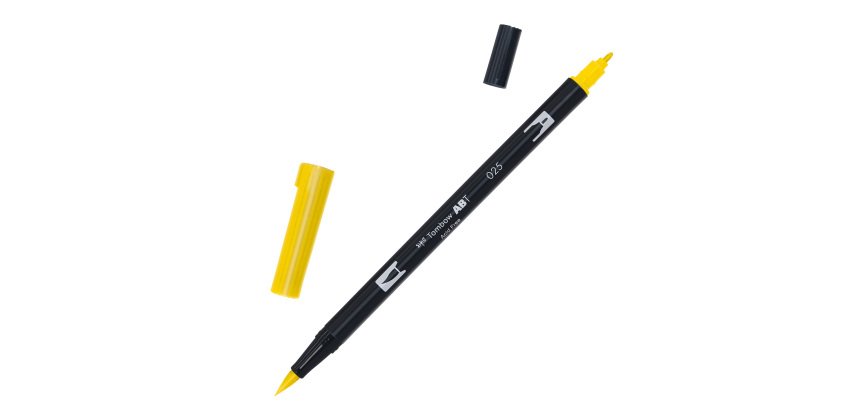 Pennarello Dual Brush 025 - light orange - Tombow