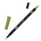 Pennarello Dual Brush 158 - dark olive - Tombow