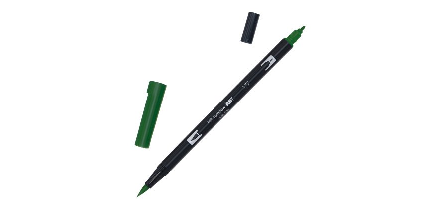Pennarello Dual Brush 177 - dark jade - Tombow