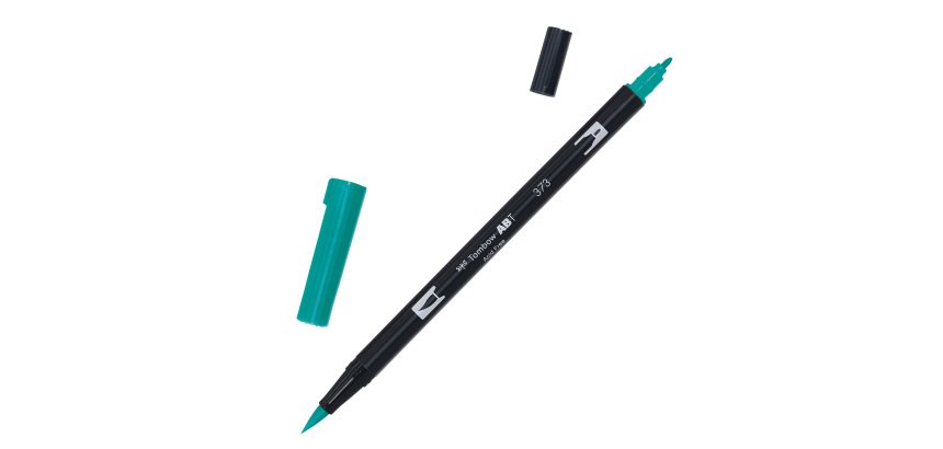 Pennarello Dual Brush 373 - sea blue - Tombow