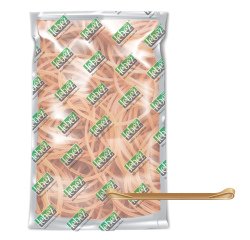 Elastico fettuccia - diametro 7 x 0,5 cm - 1 kg - caucciù - colore naturale - Lebez