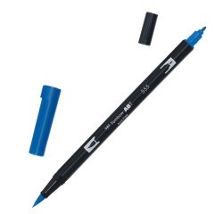 Pennarello Dual Brush 555 - ultramarine - Tombow