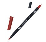 Pennarello Dual Brush 837 - wine red - Tombow