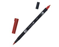 Pennarello Dual Brush 837 - wine red - Tombow