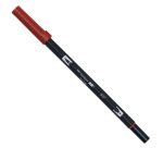 Pennarello Dual Brush 837 - wine red - Tombow