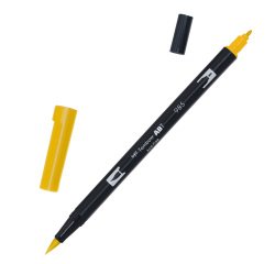 Pennarello Dual Brush 985 - chrome yellow - Tombow