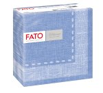 Tovagliolo linea AirLaid - carta - 40 x 40 cm - cachemire/blu - Fato - conf. 50 pezzi