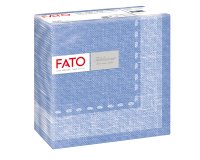 Tovagliolo linea AirLaid - carta - 40 x 40 cm - cachemire/blu - Fato - conf. 50 pezzi