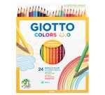 Pastelli colorati Colors 3.0 - diametro mina 3 mm - Giotto - astuccio 24 pezzi