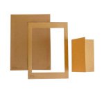 Cartoncino prefustellato - 117 x 170 mm - avana - Kartos - conf. 10 pezzi