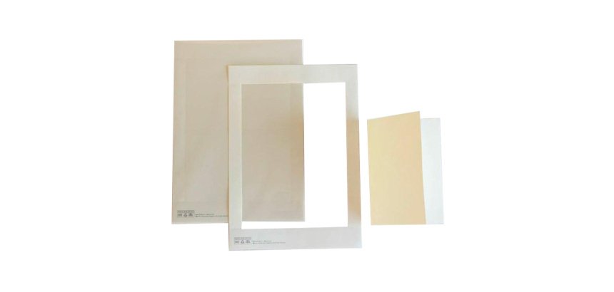 Cartoncino prefustellato - 117 x 170 mm - avorio liscio - Kartos - conf. 10 pezzi