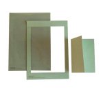 Cartoncino prefustellato - 117 x 170 mm - salvia - Kartos - conf. 10 pezzi