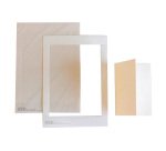 Cartoncino prefustellato - 117 x 170 mm - betulla - Kartos - conf. 10 pezzi