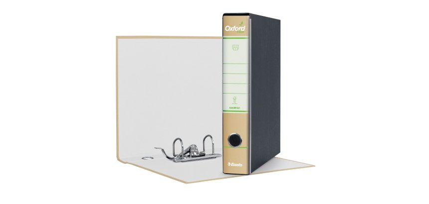 Registratore Oxford Green G82 - dorso 5 cm - commerciale 23 x 30 cm - avana - Esselte
