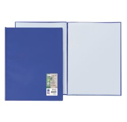 Portalistini Ermes - PP riciclato - 22 x 30 cm - 20 buste - blu - Sei Rota