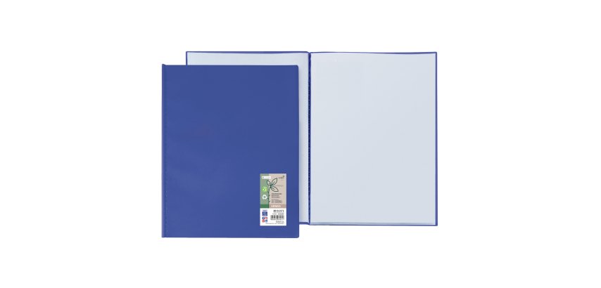 Portalistini Ermes - PP riciclato - 22 x 30 cm - 20 buste - blu - Sei Rota