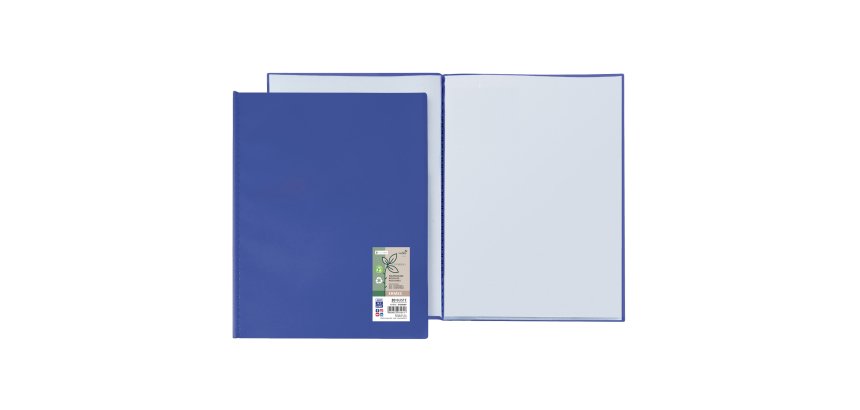 Portalistini Ermes - PP riciclato - 22 x 30 cm - 20 buste - blu - Sei Rota