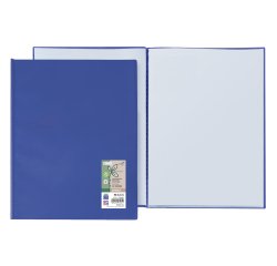 Portalistini Ermes - PP riciclato - 22 x 30 cm - 40 buste - blu - Sei Rota