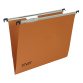 Cartella sospesa Silver - cassetto - interasse 39 cm - fondo V - 31,2 x 25 cm -  arancio - Bertesi