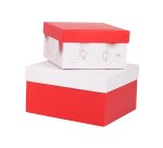 Set scatole regalo - dimensioni assortite - fantasia Charmed - conf. 6 pezzi