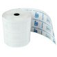 Rotolo registratore cassa - 80 mm x 80 m - diametro esterno 77 mm - anima 12 mm - 55 gr - carta termica BPA free - Sabacart - blister 10 pezzi