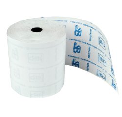 Rotolo registratore cassa - 57,5 mm x 50 m - diametro esterno 64 mm - anima 12 mm - 55 gr - carta termica BPA free - Sabacart - blister 10 pezzi