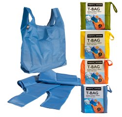 Shopper T-Bag small - riutilizzabile - 35 x 58 cm - colori assortiti - Perfetto