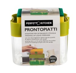 Dispenser detersivo stoviglie ProntoPiatti - con spugna abrasiva - 350 ml - Perfetto