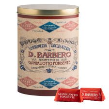 Gianduiotti - in scatola di metallo - gusto fondente - 150 gr - Barbero