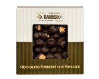 Tavoletta di cioccolato con nocciole - fondente - 120 gr - Barbero