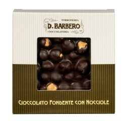 Tavoletta di cioccolato con nocciole - fondente - 120 gr - Barbero