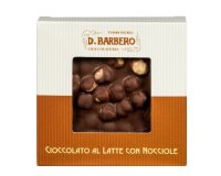 Tavoletta di cioccolato con nocciole - al latte - 120 gr - Barbero