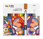 Pennarello Prisma - punta 3,7 mm - colori assortiti - Carioca Plus - conf. 12 pezzi
