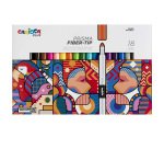 Pennarello Prisma - punta 3,7 mm - colori assortiti - Carioca Plus - conf. 18 pezzi