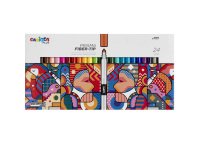 Pennarello Prisma - punta 3,7 mm - colori assortiti - Carioca Plus - conf. 24 pezzi