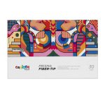 Pennarello Prisma - punta 3,7 mm - colori assortiti - Carioca Plus - conf. 30 pezzi