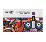 Pastello a olio - lunghezza 60 mm - colori assortiti - Carioca Plus - conf. 12 pezzi