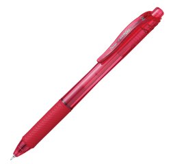 Roller a scatto Energel X BLN 104 - punta 0,4 mm - rosso - Pentel