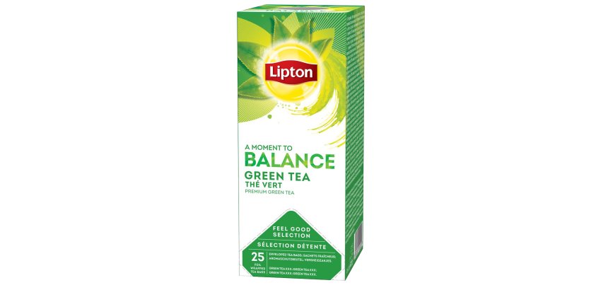 Tè verde puro - Feel Good Selection - in filtro - Lipton - conf. 25  pezzi