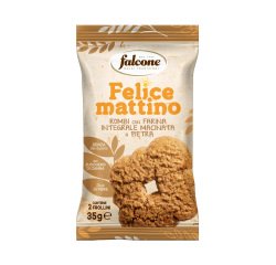 Biscotto rombo - con farina integrale - monoporzione da 35 gr - Falcone