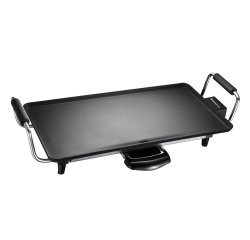 Piastra antiaderente Atena - 43 x 23 cm - 2000 W - nero - Melchioni family