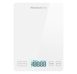 Bilancia da cucina Smarty - con connessione wi-fi - peso massimo 5 kg -  bianco - Melchioni family