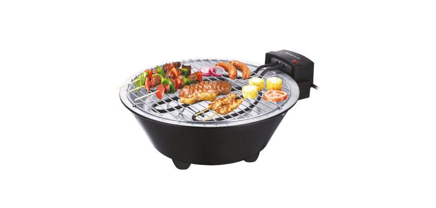 Griglia elettrica da tavolo BBQ1 - 1250 W - nero - Melchioni family