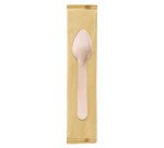Cucchiaini monouso - imbustati singolarmente - 11 cm - legno - Signor Bio - 250pz