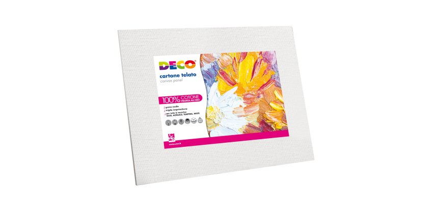 Cartone telato - 18 x 24 cm - Deco