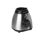 Frullatore Frullo Glass - con bicchiere in vetro - 600 W - nero/argento - Melchioni family