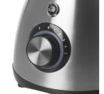 Frullatore Frullo Glass - con bicchiere in vetro - 600 W - nero/argento - Melchioni family