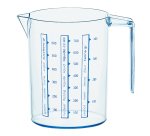 Brocca graduata - 0,75 L -  trasparente
