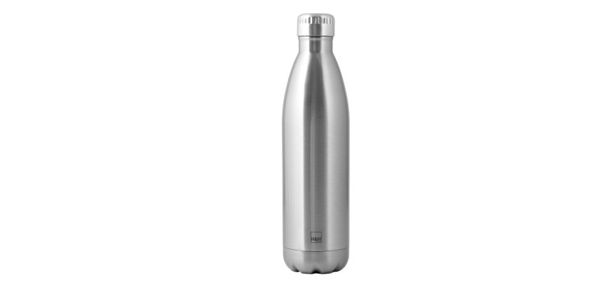 Borraccia termica - 750 ml - acciaio - colore naturale